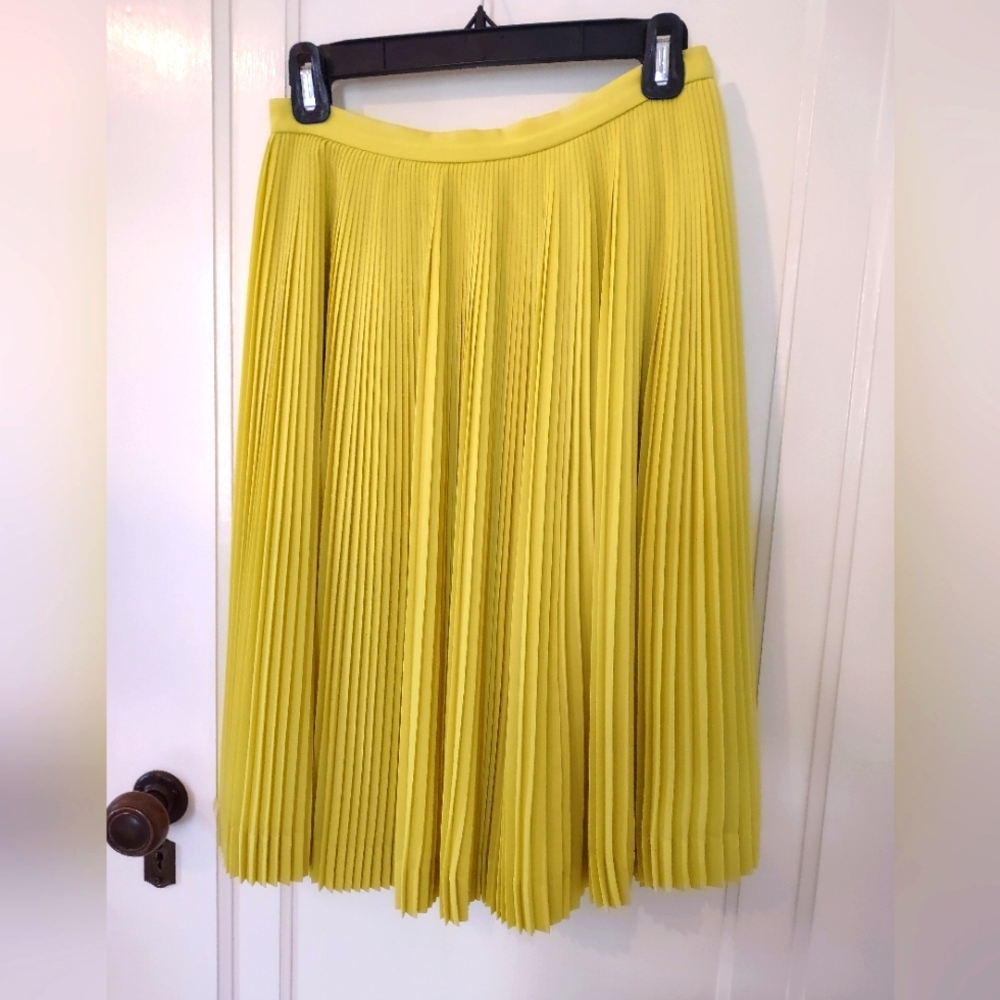 J. Crew accordion pleat skirt size 2P EUC